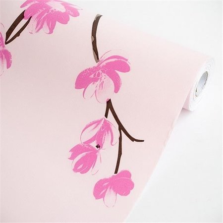 FURNORAMA Pink Magnolia - Self-Adhesive Wallpaper Home Decor  Multicolor FU1102292